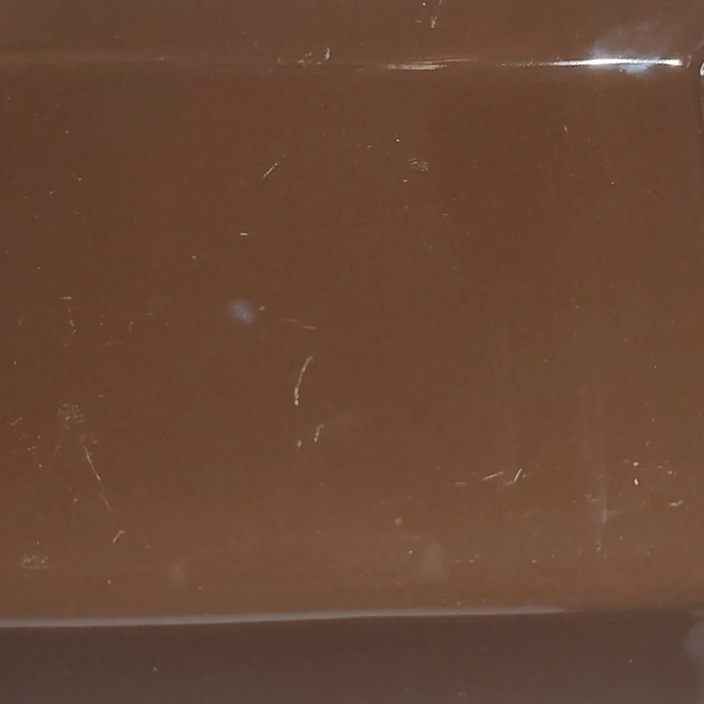 Longaberger Vitrified Pottery Tray For The Tasting Bowl Set In Chocolate Brown